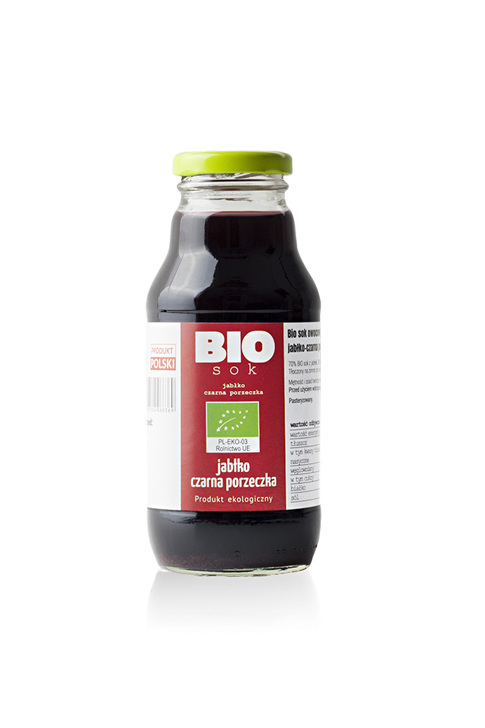 sok owocowy jablko-czarna porzeczka 330 ml